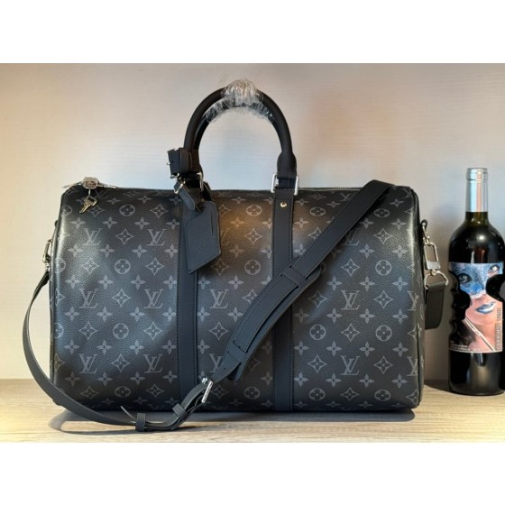 Louis Vuitton Keepall Bandouli猫re 45 (Monogram Eclipse)